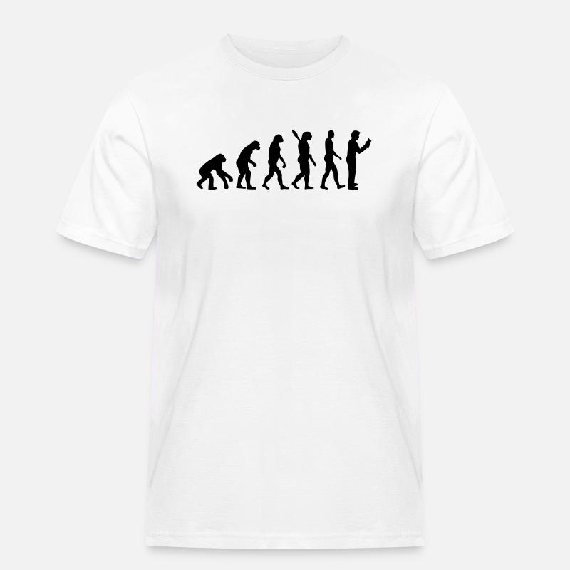 Lesen - Männer Workwear T-Shirt - Weiß