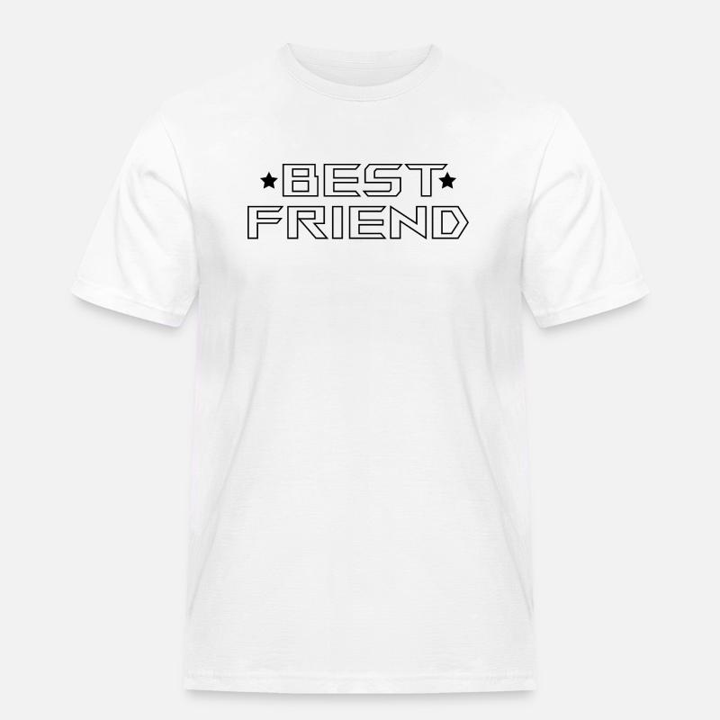 Best Friend Tshirt white - Männer Workwear T-Shirt - Weiß