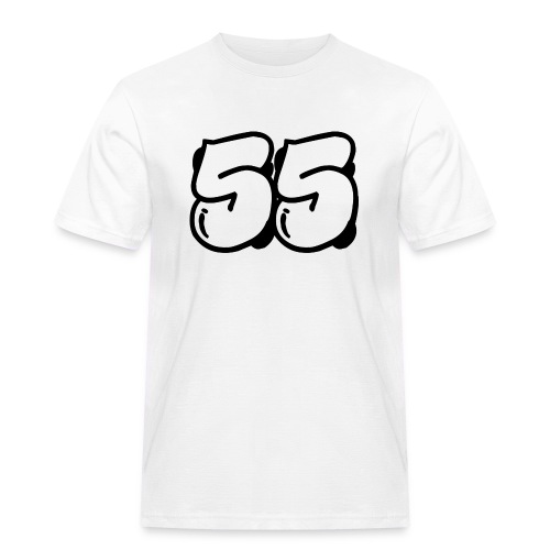 Graffiti tyylinen läpinäkyvä 55 - Miesten Workwear t-paita