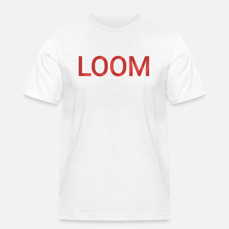 Webstuhl - Männer Workwear T-Shirt - Weiß