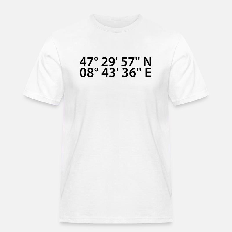 Winterthur coordinates - Men's Workwear T-Shirt - white