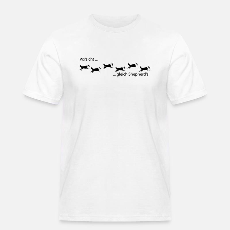 Gleich Shepherd's - Männer Workwear T-Shirt - Weiß