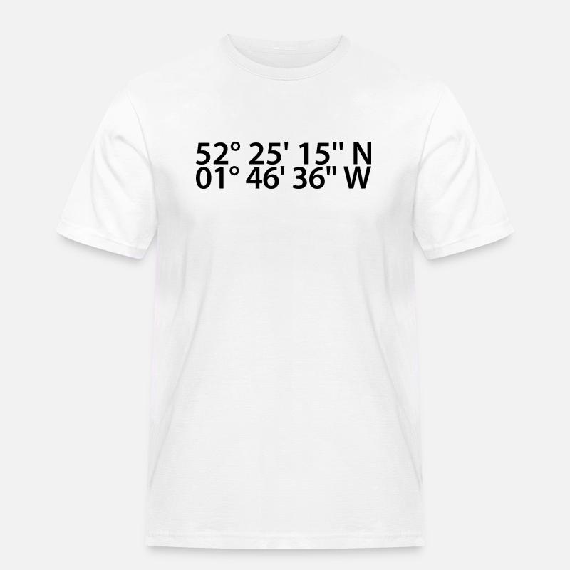 Solihull coordinates - Men's Workwear T-Shirt - white