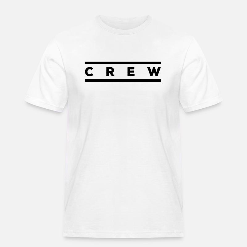 crew - Männer Workwear T-Shirt - Weiß
