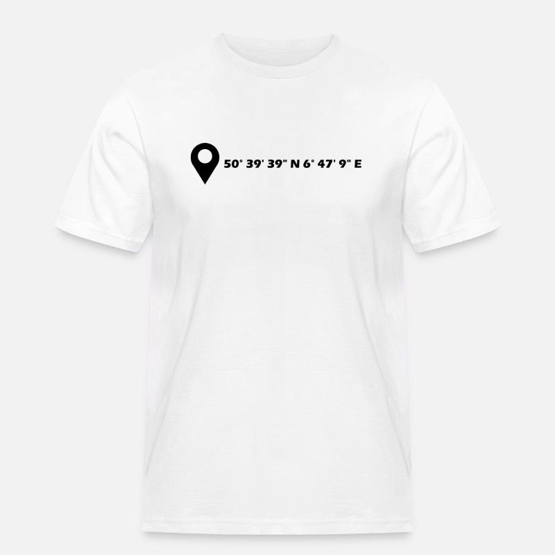 Euskirchen coordinates - Men's Workwear T-Shirt - white