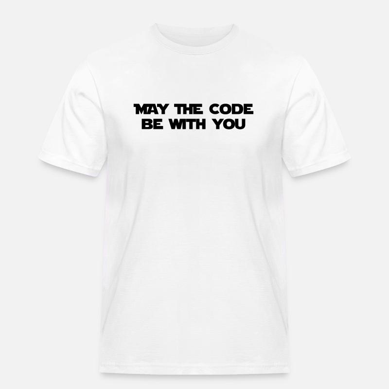 Computer / Developer / Geek / Code / Funny - Men's Workwear T-Shirt - white