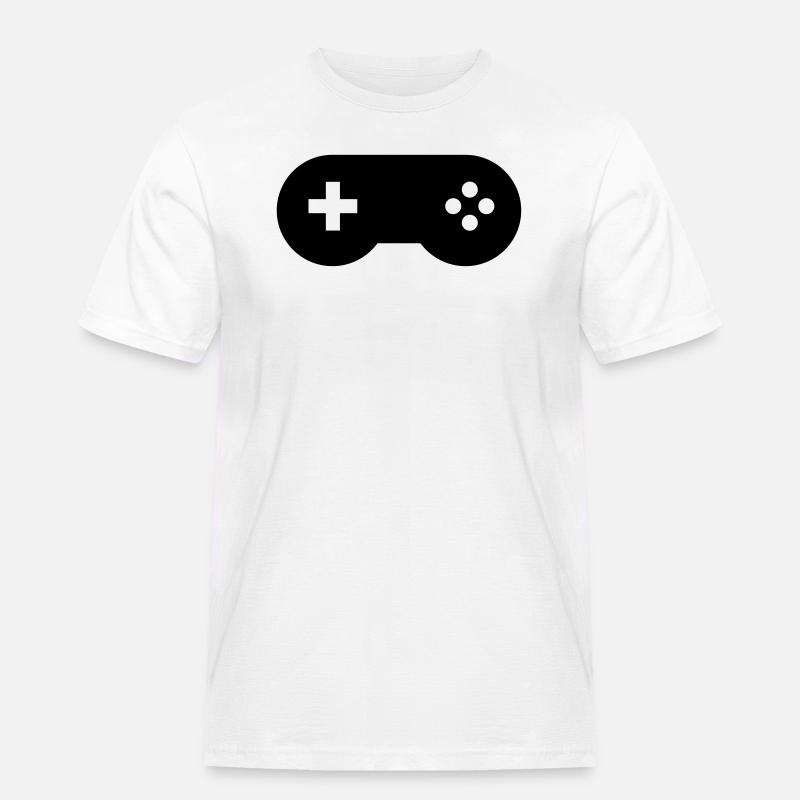 Controller 2 - Männer Workwear T-Shirt - Weiß