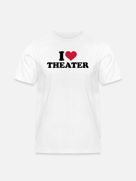 Theater - Männer Workwear T-Shirt - Weiß