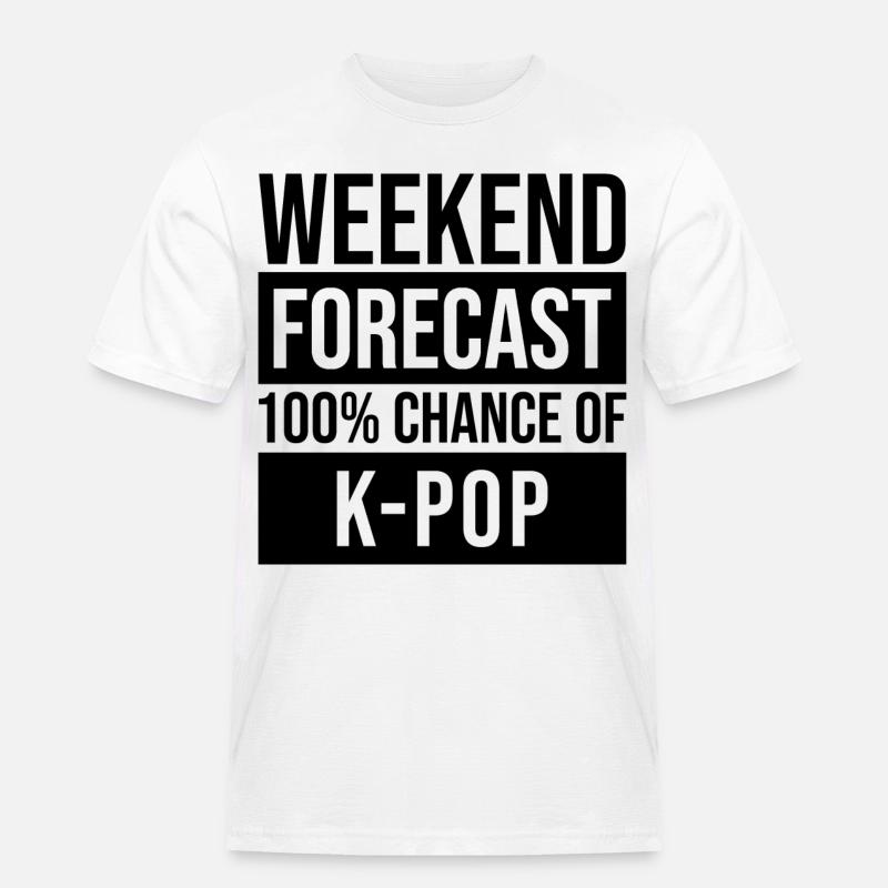 k pop - Herre Workwear T-Shirt - hvid