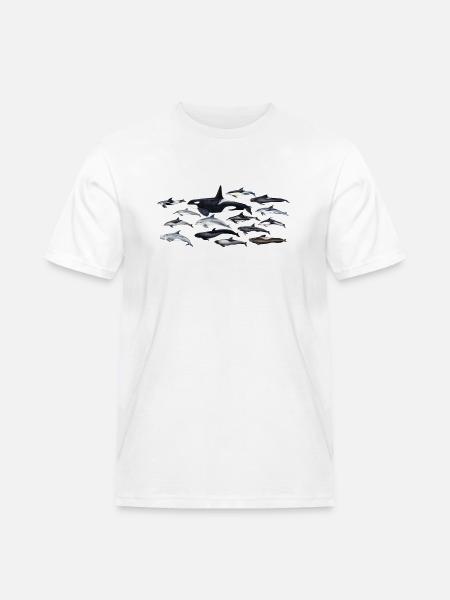 Dolphins - Dolphins - Dauphins - Delphinidae - Men's Workwear T-Shirt - white