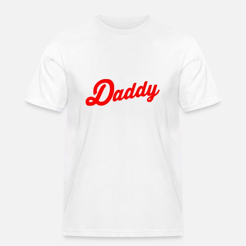 Daddy - Męska koszulka robocza - biały