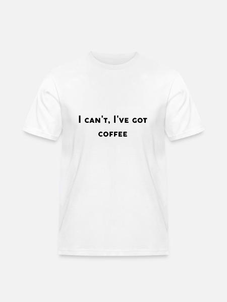 Funny café design - Men's Workwear T-Shirt - white