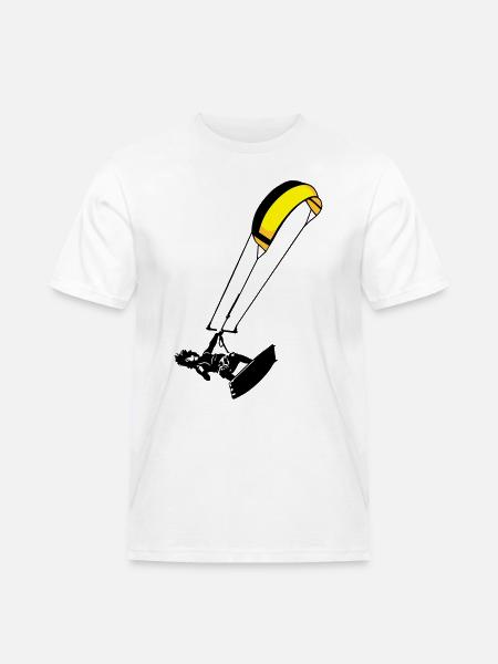 Kitesuf flex - Men's Workwear T-Shirt - white