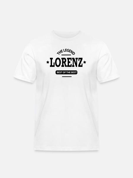 lorenz - Männer Workwear T-Shirt - Weiß