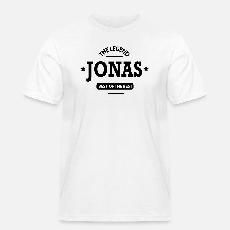 jonas - Männer Workwear T-Shirt - Weiß