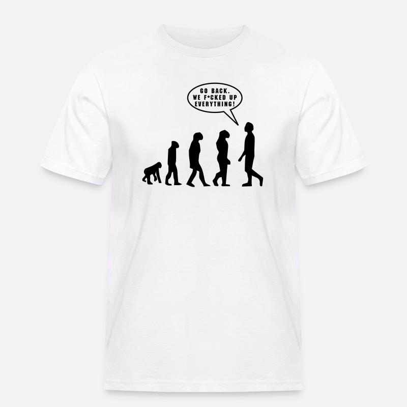 Evolution - Men's Workwear T-Shirt - white
