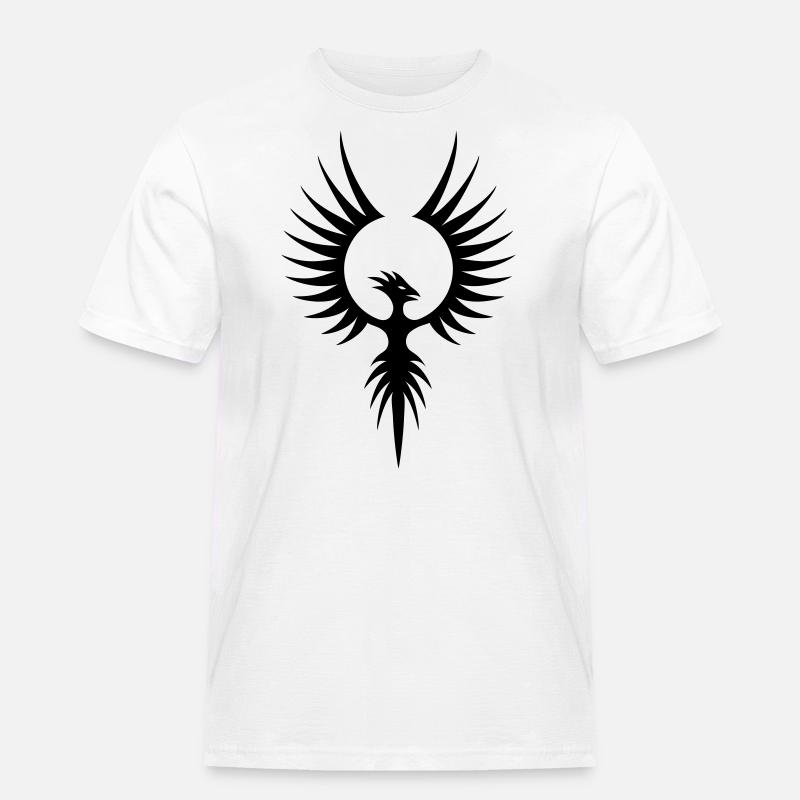 phoenix1 - Männer Workwear T-Shirt - Weiß
