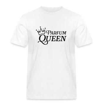 Parfum Queen - Männer Workwear T-Shirt - Weiß - Vorne - AI Model Male 185 dark (185cm)