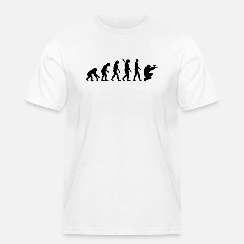Paintball evolution - Men's Workwear T-Shirt - white