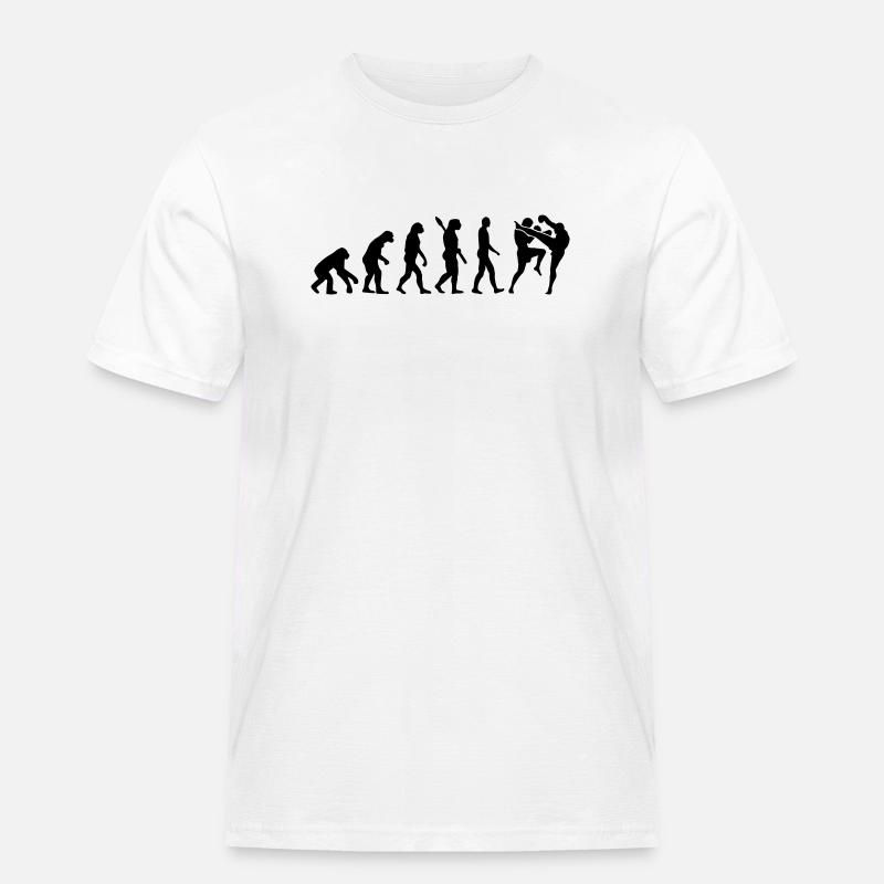 Evolution Muay Thai - T-shirt Workwear homme - blanc