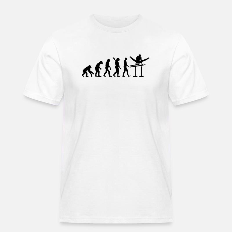 Evolution Gymnastics - Men's Workwear T-Shirt - white