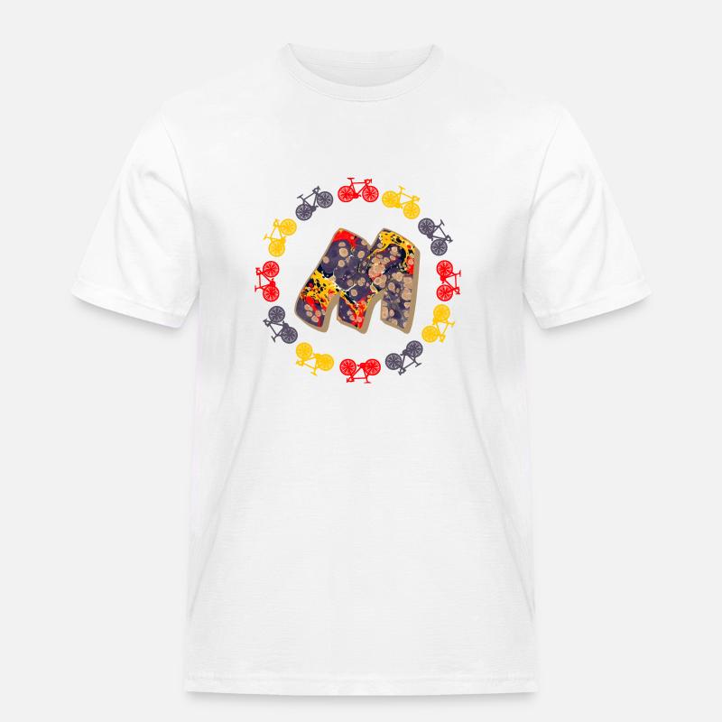 fahrrad e 202 m - Männer Workwear T-Shirt - Weiß