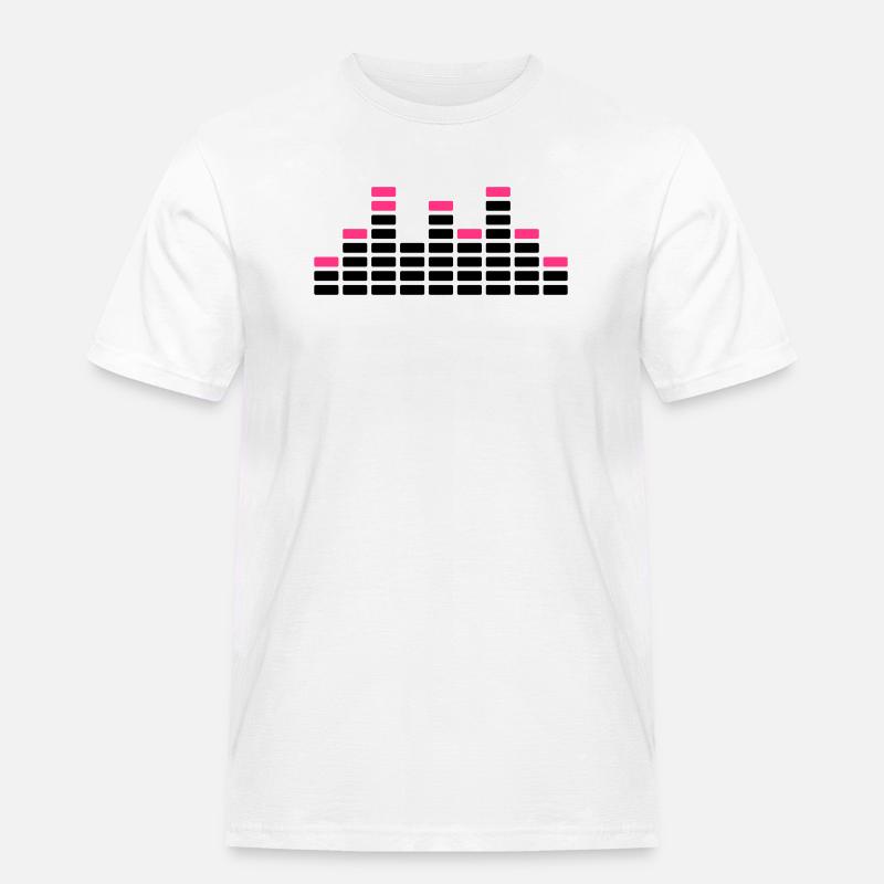 Equalizer - Männer Workwear T-Shirt - Weiß