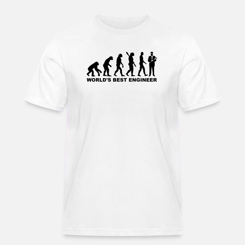 World's Best Engineer - Men's Workwear T-Shirt - white