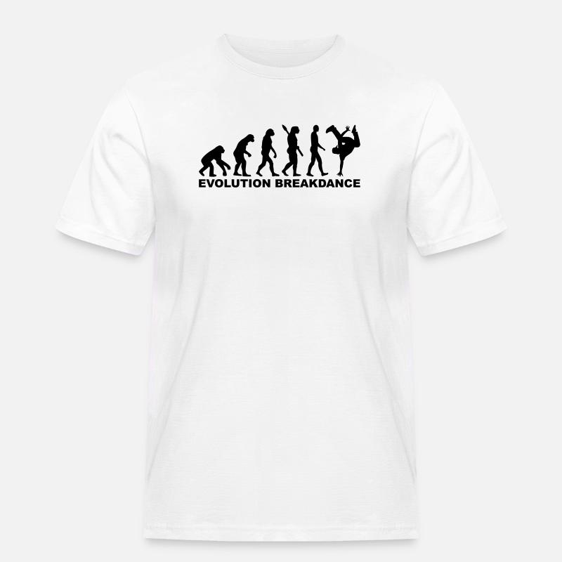 Breakdance - Männer Workwear T-Shirt - Weiß
