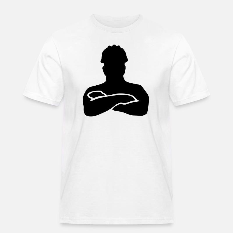 chef - Männer Workwear T-Shirt - Weiß