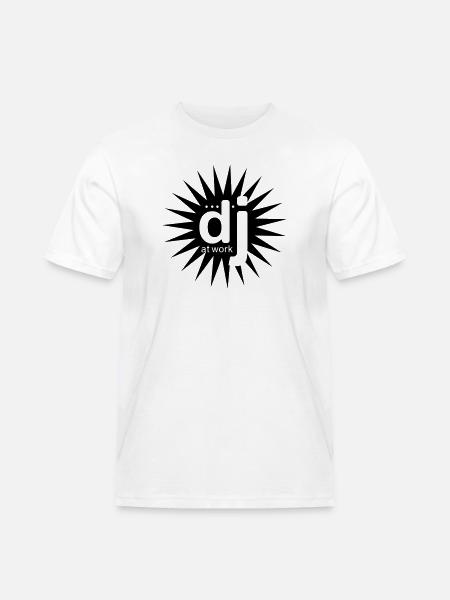 dj_at_work - Men's Workwear T-Shirt - white
