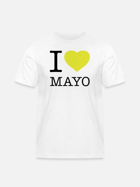 I LOVE MAYONNAISE Mayo - Men's Workwear T-Shirt - white
