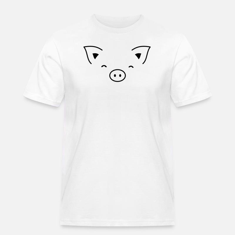 Pig piglet sow - Men's Workwear T-Shirt - white