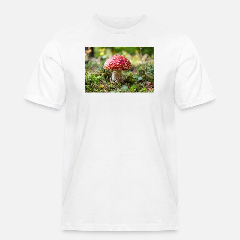 Toadstool - Men's Workwear T-Shirt - white