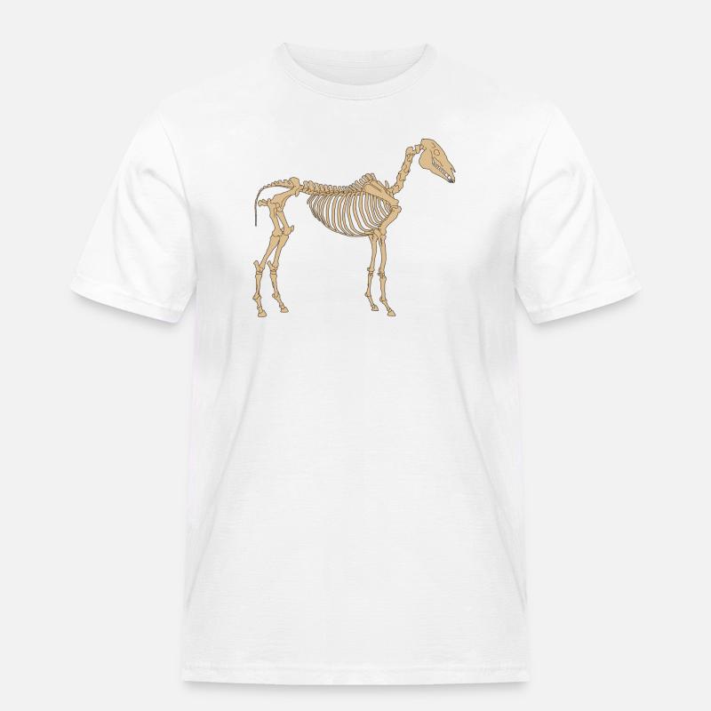 Paleolithic Skeleton Horse - Men's Workwear T-Shirt - white
