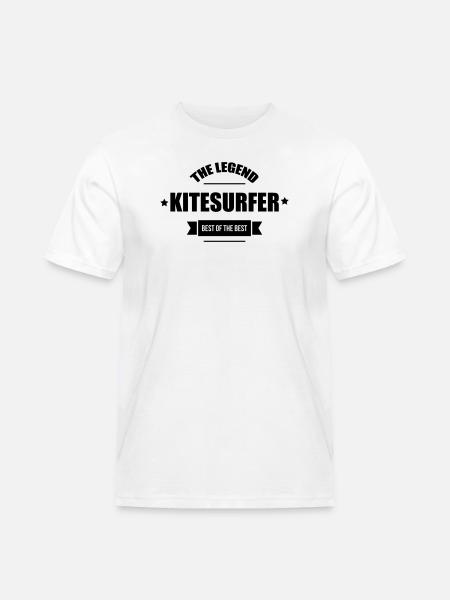 Kiteboarding Kitesurfing Kitesurf Kitesurfer Kiter - Men's Workwear T-Shirt - white