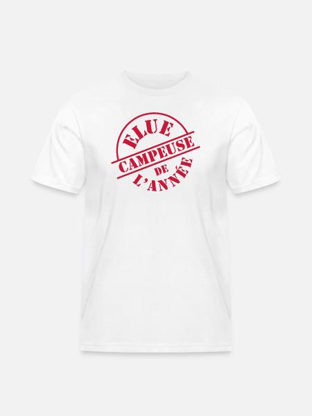 Elue Campeuse de l'année - T-shirt Workwear homme - blanc