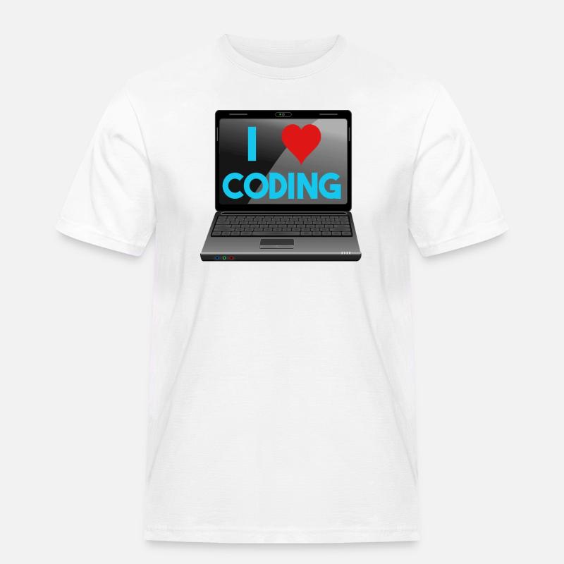 Programmation, programmeurs, informaticiens - T-shirt Workwear homme - blanc