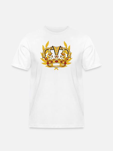Crown King Majesty Royal Prince - Men's Workwear T-Shirt - white