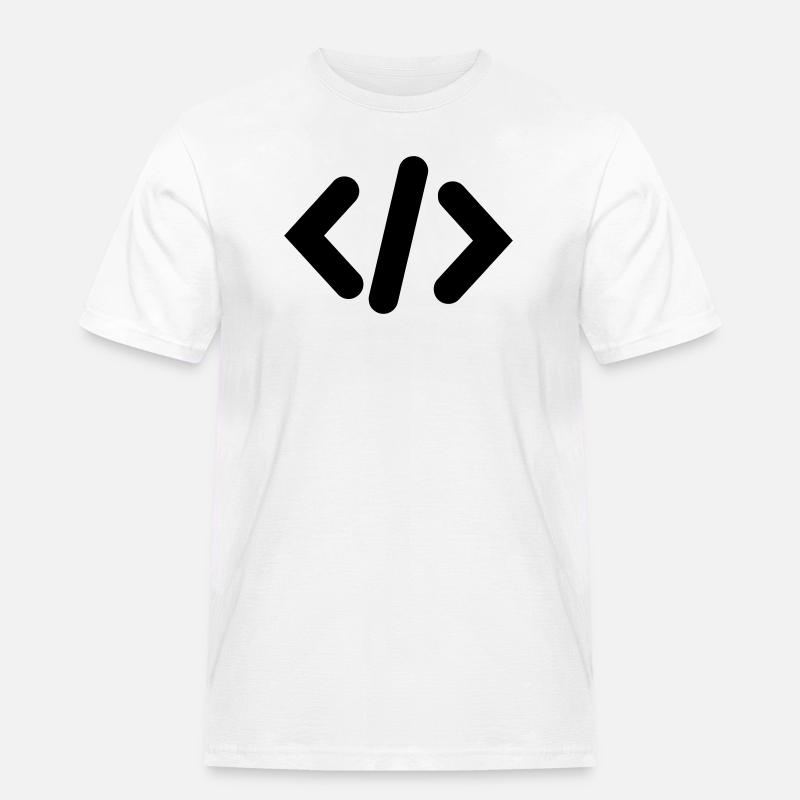 Code du programmeur - T-shirt Workwear homme - blanc