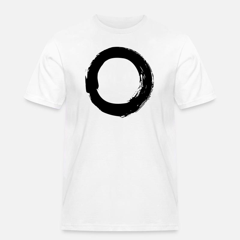 Enso - Männer Workwear T-Shirt - Weiß