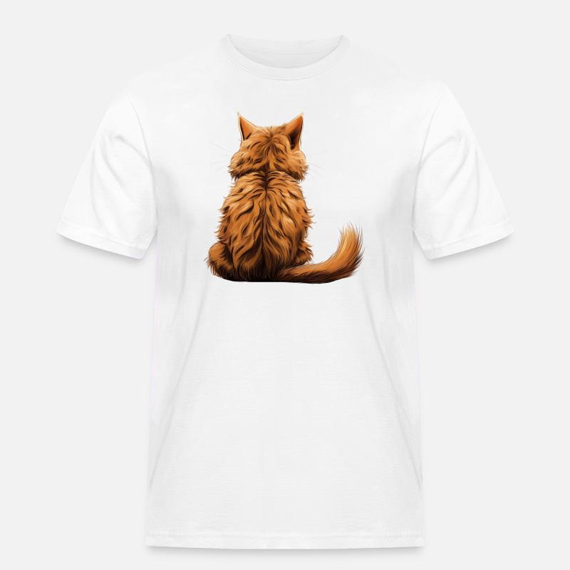 Pixie Bob - Men's Workwear T-Shirt - white
