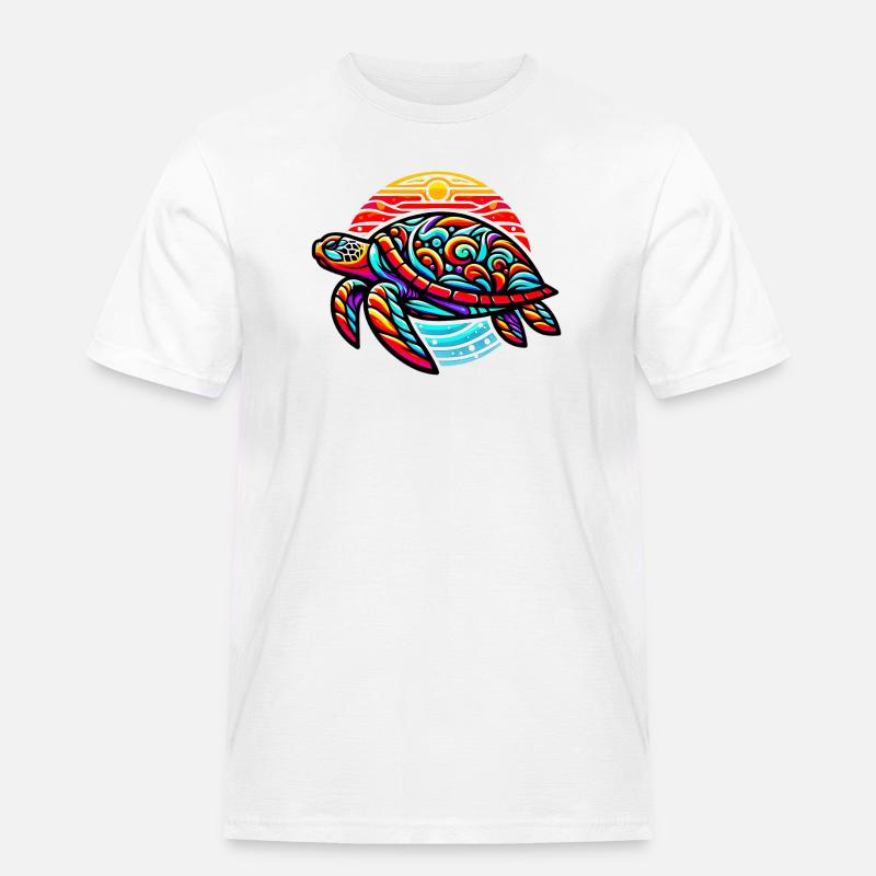 Turtle - Men's Workwear T-Shirt - white