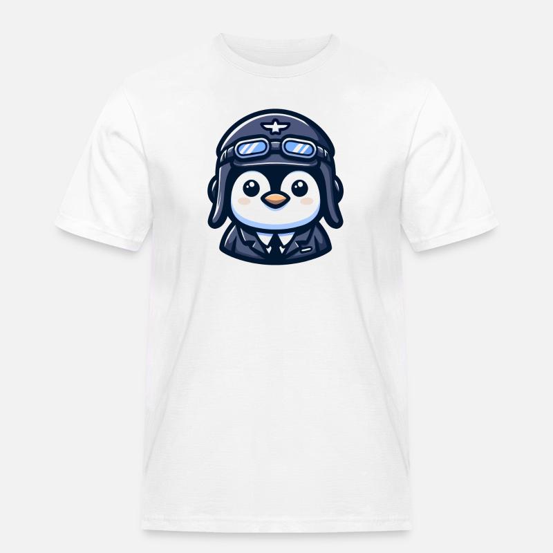 Flug der Eispiloten - Männer Workwear T-Shirt - Weiß