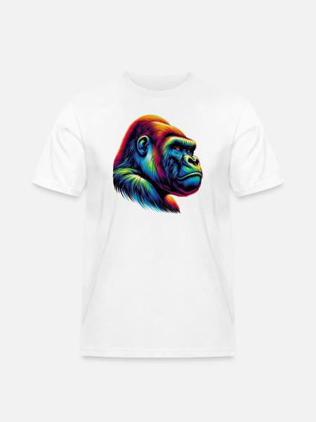 Gorille - T-shirt Workwear homme - blanc