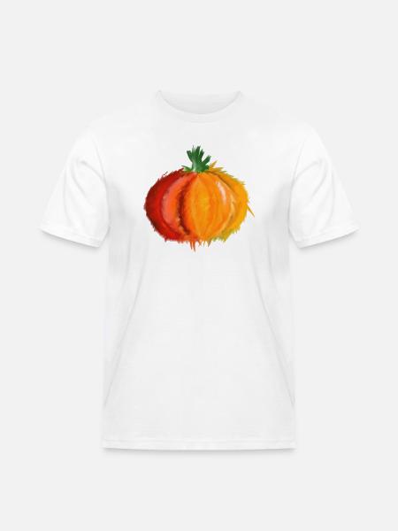 pumpkin - Men's Workwear T-Shirt - white