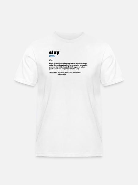 Slay – Masterpiece of Coolness - Men's Workwear T-Shirt - white