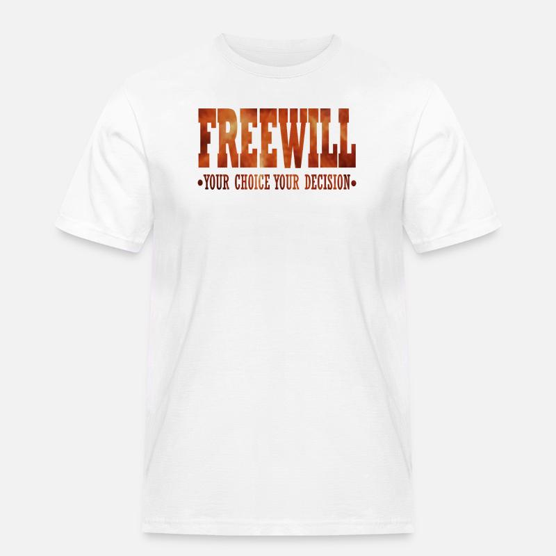 FreeWill - Men's Workwear T-Shirt - white