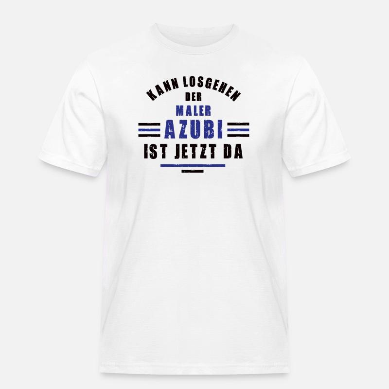 Trainee painter apprenticeship training painter training - Men's Workwear T-Shirt - white