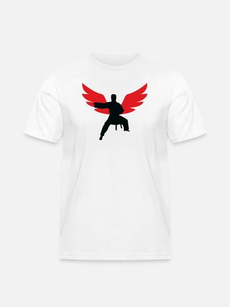 Aikido – Kampfsport – Aikido - Männer Workwear T-Shirt - Weiß